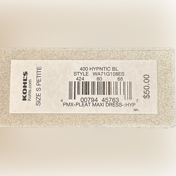 Petite Small Maxi Dress - Blue - Apt9 - NWT - Picture 4 of 4